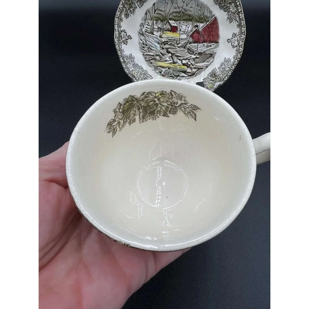 Johnson Brothers Friendly Village Teacup Set - The Ice House English China